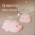 Hippo Night Light For Kids  3 Brightness Adjustable  30 Minute Automatic Shutdown Function  Rechargeable Cordless Toddler Night Lights For Kids Bedroom pink