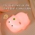 Hippo Night Light For Kids  3 Brightness Adjustable  30 Minute Automatic Shutdown Function  Rechargeable Cordless Toddler Night Lights For Kids Bedroom pink
