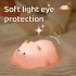 Hippo Night Light For Kids  3 Brightness Adjustable  30 Minute Automatic Shutdown Function  Rechargeable Cordless Toddler Night Lights For Kids Bedroom pink