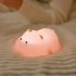 Hippo Night Light For Kids  3 Brightness Adjustable  30 Minute Automatic Shutdown Function  Rechargeable Cordless Toddler Night Lights For Kids Bedroom pink