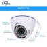 Hiseeu HCR512 1080P 2 0MP Mini Dome Security IP Camera IR CUT Night Vision Motion Detection Camera white
