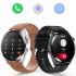 Hk3 Plus Smart Watch 1 36 inch Large Full Touch screen Bluetooth compatible Calls Heart Rate Blood Oxygen Monitor Sports Smartwatch  steel Band  black