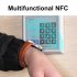 Hk8pro Nfc Smart Watch Synchronized Bluetooth compatible Calling Offline Payment Sports Music Smartwatches golden brown leather belt