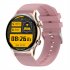 Hk8pro Smart Watch 1 36 inch Amoled Screen Bluetooth compatible Calling Voice Control Bracelet Ip68 Waterproof golden brown leather belt
