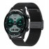 Hk8pro Smart Watch 1 36 inch Amoled Screen Bluetooth compatible Calling Voice Control Bracelet Ip68 Waterproof golden brown leather belt