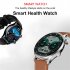 Hk8pro Smart Watch 1 36 inch Amoled Screen Bluetooth compatible Calling Voice Control Bracelet Ip68 Waterproof golden brown leather belt