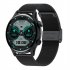 Hk8pro Smart Watch 1 36 inch Amoled Screen Bluetooth compatible Calling Voice Control Bracelet Ip68 Waterproof black black leather belt