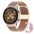 Hk8pro Smart Watch Amoled Bluetooth Call Voice Control Bracelet Heart Rate Monitor Fitness Smartwatch Silver Leather
