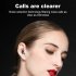 Hkt 6 Bluetooth compatible 5 0 Earphones Wireless 9d Stereo Earbuds Waterproof For Universal Phone Headset Sports Mini In ear Earbuds White