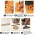 Hole Saw Set Woodworking Tools With Adjustable Positioning Hinge Hole Saw Alloy Blades Waterproof And Corrosion resistant Hole Saw Cutter Woodworking Tools Set 