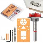 Hole Saw Set Woodworking Tools With Adjustable Positioning Hinge Hole Saw Alloy Blades Waterproof And Corrosion-resistant Hole Saw Cutter Woodworking Tools Set 7 set of hole openers