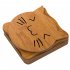 Hollow Out Wooden Coasters Kitchen Tableware Thickened Anti hot Insulation Non slip Pad