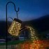 Hollow Solar Watering Can Lights String Lights Outdoor Decoration For Patio Porch Lawn Yards Pathway without hook