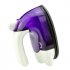 Home 220v 30W Handheld Portable Electric Iron Mini Clothes Coated Bottom Plate Ironing Steamers purple 132x88x90mm