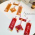 Home Chinese  New  Year  Couplets  Set Waterproof Moisture proof Self adhesive Lanyard Dual mode Spring Festive Text Mini Pendant Good luck