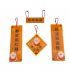 Home Chinese  New  Year  Couplets  Set Waterproof Moisture proof Self adhesive Lanyard Dual mode Spring Festive Text Mini Pendant More than every year