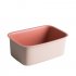Home Desktop Storage Basket for Jewelry Cosmetic Sundries Box Light pink