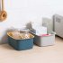 Home Desktop Storage Basket for Jewelry Cosmetic Sundries Box gray