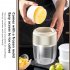 Home Manual Ice Crusher Slush Machine with Stainless Steel Blade Portable Detachable Slushie Machines Apricot