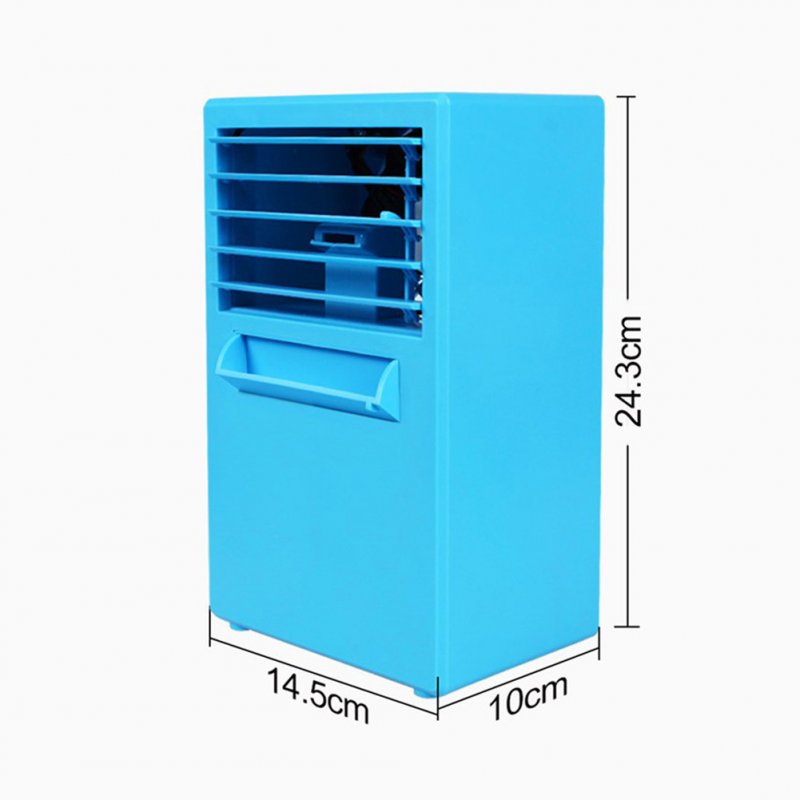 Home Mini Air Conditioner Fan Portable USB Air Cooling Fan for Home Office British regulatory_blue
