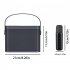 Home Mini Karaoke Speaker Kit Wireless Bluetooth compatible Dual Microphone Speaker Small Audio Ktv Set Black