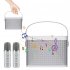 Home Mini Karaoke Speaker Kit Wireless Bluetooth compatible Dual Microphone Speaker Small Audio Ktv Set White