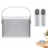Home Mini Karaoke Speaker Kit Wireless Bluetooth compatible Dual Microphone Speaker Small Audio Ktv Set White