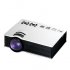 Home Movie Projector has a 34 to 130 inch image size and with native Resolution of 800x480   and inputs for AV  HDMI  VGA  USB  micro SD Card its very versatile