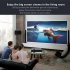 Home Movie Projector has a 34 to 130 inch image size and with native Resolution of 800x480   and inputs for AV  HDMI  VGA  USB  micro SD Card its very versatile