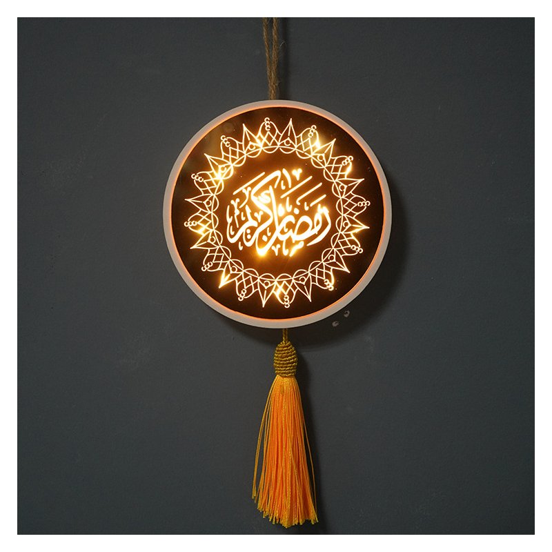 Home Night Light Wall Hanging Lamp Multi-pattern Ramadan Lftar Holiday Decoration Gifts Section 4