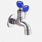 Home Outdoor Guard Against Theft Faucet Bib Lock <span style='color:#F7840C'>with</span> Keys for Washing Machine Alloy mop pool faucet