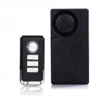 Home Security Wireless Remote Control <span style='color:#F7840C'>Vibration</span> Motorcycle Bike Door Window Detector Burglar Alarm as picture show