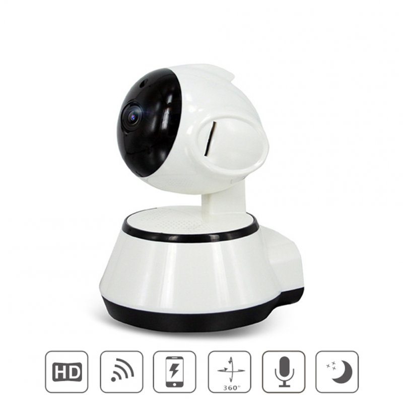 Home Security Wireless Smart WiFi Camera WiFi Audio Record Baby Monitor HD Mini CCTV Camera white_Australian regulations