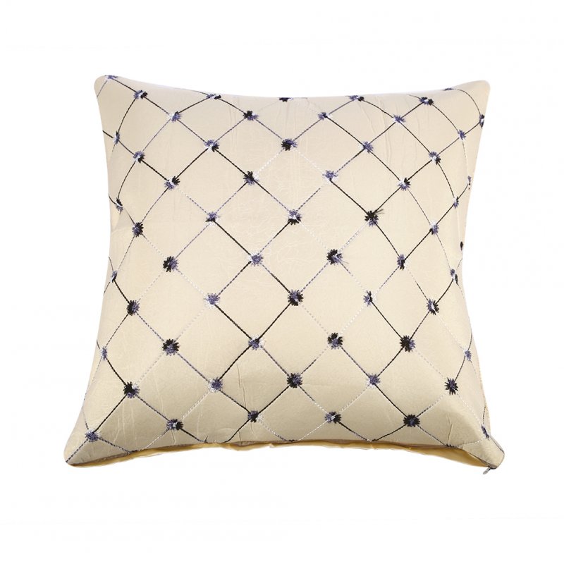 Multicolored Plaids Throw Pillow