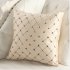 Home Sofa Bed Decor Multicolored Plaids Throw Pillow Case Square Cushion Cover Silver Gray 43 43CM