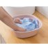 Home Square Shape Washbasin for Home Clothes Feet Washing  S   blue