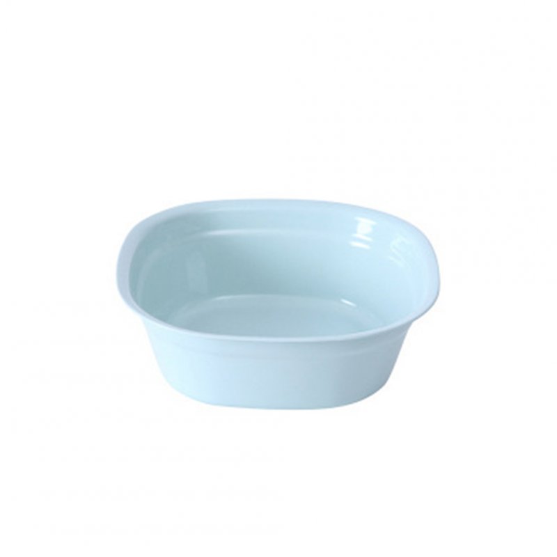 Home Square Shape Washbasin for Home Clothes Feet Washing  S - blue