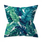 Home Teal Blue Series Printing Throw Pillow Cover for Decoration 2  45 45cm