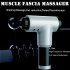 Home Use Electric Fascia Tool Muscle Therapy Massage Fitness Equipment Sports Relaxation Massage Silver EU Plug