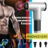 Home Use Electric Fascia Tool Muscle Therapy Massage Fitness Equipment Sports Relaxation Massage Silver EU Plug