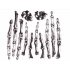 Horrible Halloween Tattoo Sticker Scar Design Temporary Tattoo Sticker 4 15 21cm