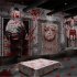 Horror Blood Hand Print Table Cover for Halloween Party Decoration Props  Cloth material