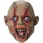 Horror Latex Mask Scary Scar Face Mask Halloween Dress Up Prop for Cosplay Party