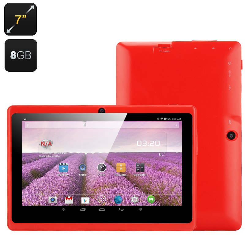 7 Inch Tablet 'Horus 8GB' (Red)