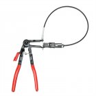 Hose Clamp Pliers Flexible Cable Type Swivel Pincer Clamps Repair Tools For Automotive Radiator Fuel Water as shown