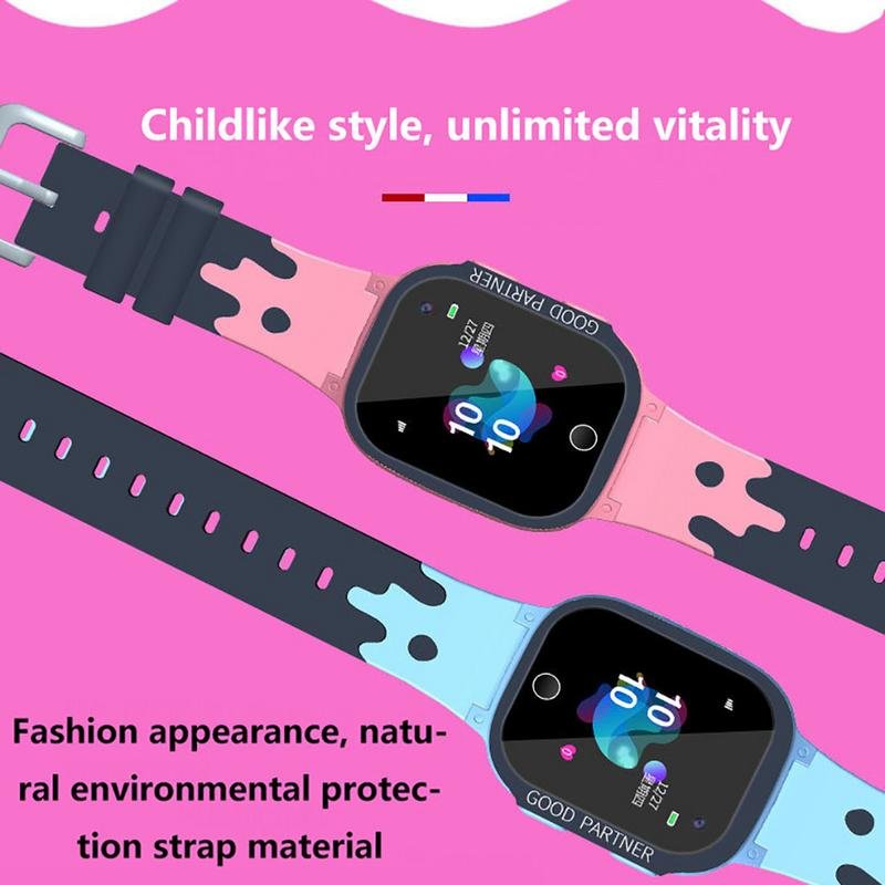 S16 1.44-inch Touch Screen SOS Waterproof Positioning Super-long Standby Smart Children's Telephone Watch 