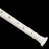 Hot  3pcs Portable Size White ABS Resin Instrument Musical Soprano Recorder Long Fingering Early Education  For Children