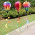 Hot Air Balloons Wind Spinner Striped Windsock Curlie Tail Colorful Kinetic Hanging Decoration Garden Yard Outdoor Toy  stripe