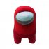 Hot Game Among Us Plush Toys Soft Animal Stuffed Doll Cute Among Us Plushie Figure Toys for Children Kids Christmas Gift 10cm red