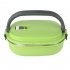 Hot Thermal Insulated Bento Stainless Steel Food Container Lunch Box 1 2 3 Layer Styles Double Layer Colors Green